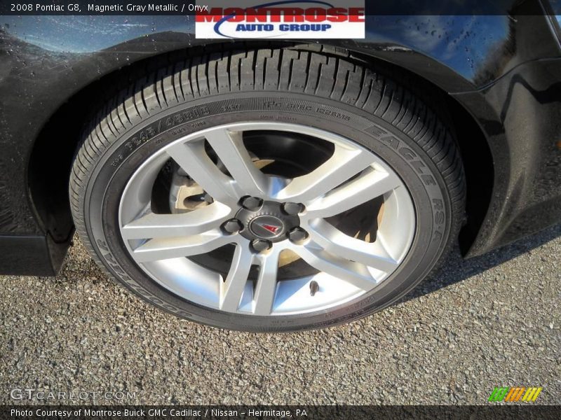 Magnetic Gray Metallic / Onyx 2008 Pontiac G8