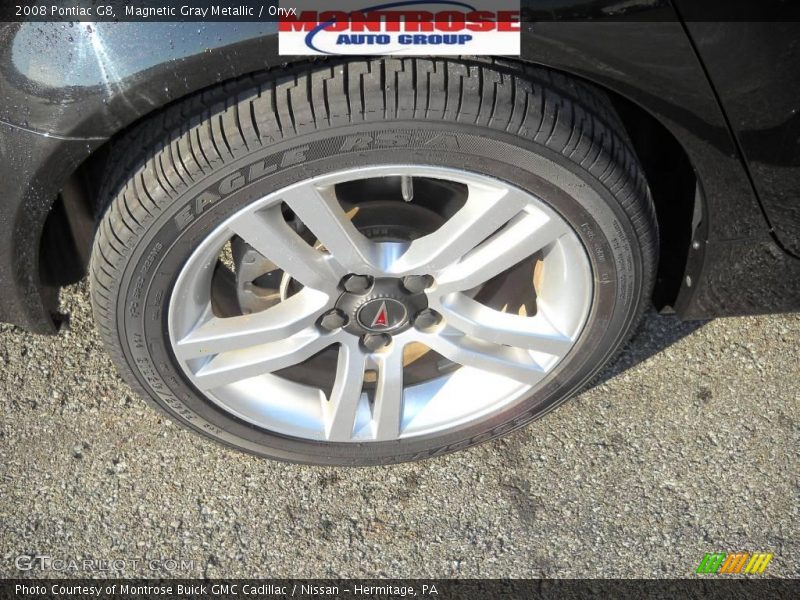 Magnetic Gray Metallic / Onyx 2008 Pontiac G8