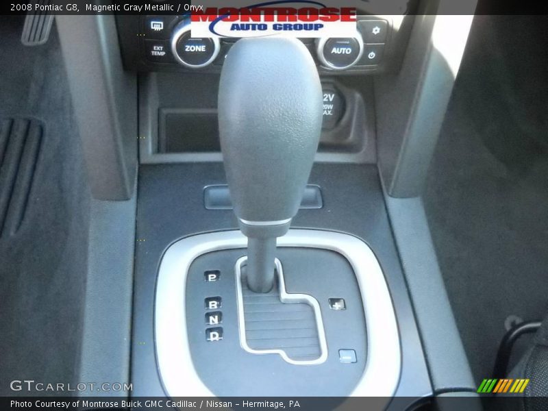 Magnetic Gray Metallic / Onyx 2008 Pontiac G8