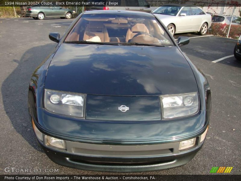 Black Emerald Pearl Metallic / Beige 1994 Nissan 300ZX Coupe