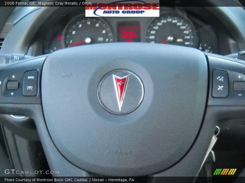 Magnetic Gray Metallic / Onyx 2008 Pontiac G8