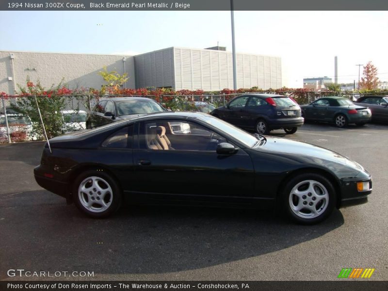Black Emerald Pearl Metallic / Beige 1994 Nissan 300ZX Coupe