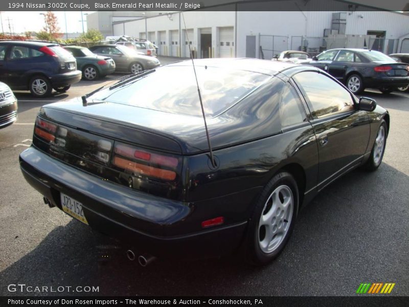 Black Emerald Pearl Metallic / Beige 1994 Nissan 300ZX Coupe
