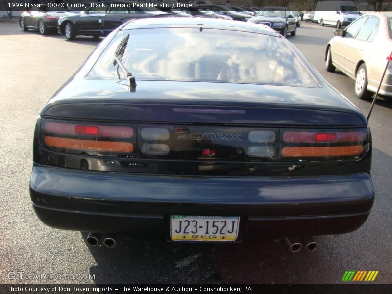 Black Emerald Pearl Metallic / Beige 1994 Nissan 300ZX Coupe