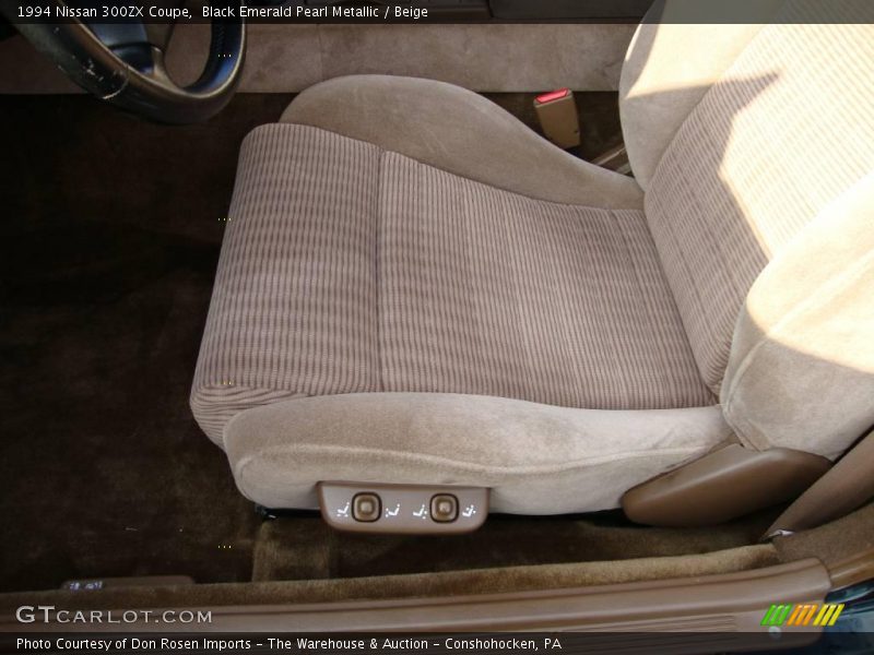 Black Emerald Pearl Metallic / Beige 1994 Nissan 300ZX Coupe