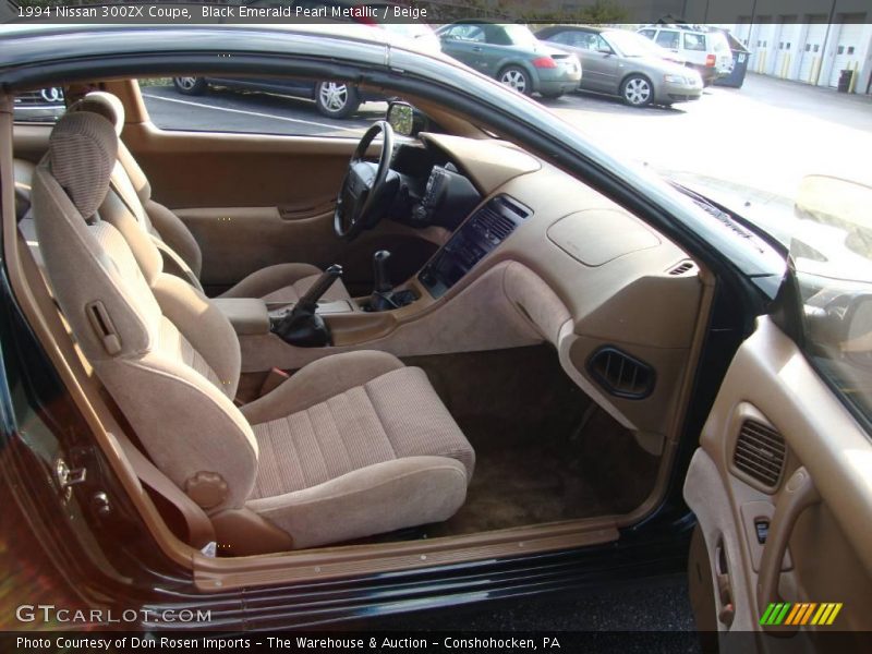 Black Emerald Pearl Metallic / Beige 1994 Nissan 300ZX Coupe