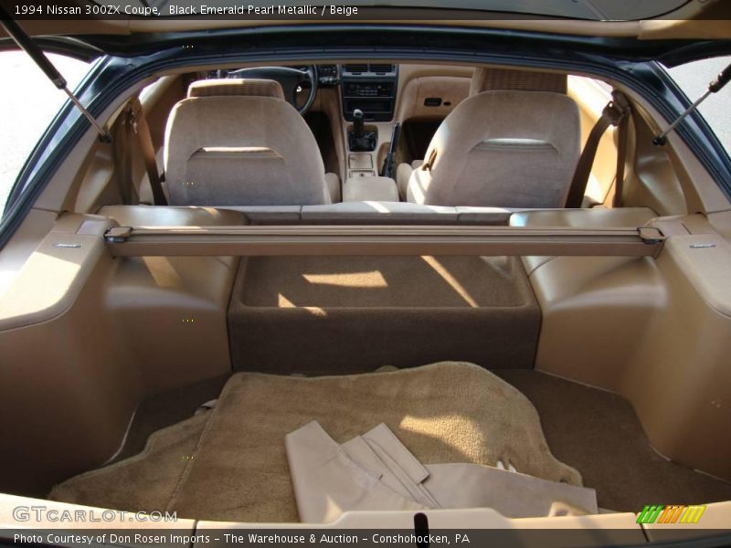 Black Emerald Pearl Metallic / Beige 1994 Nissan 300ZX Coupe