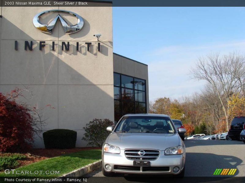 Sheer Silver / Black 2003 Nissan Maxima GLE