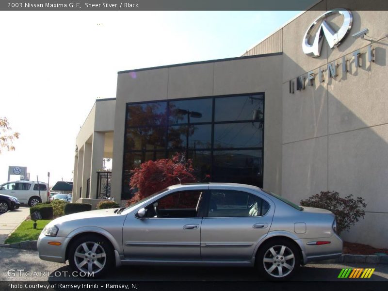 Sheer Silver / Black 2003 Nissan Maxima GLE