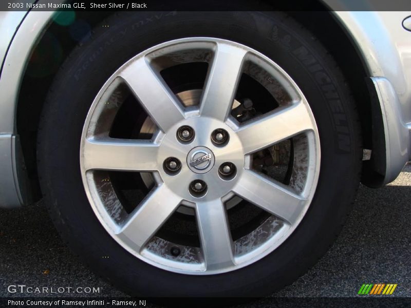 Sheer Silver / Black 2003 Nissan Maxima GLE