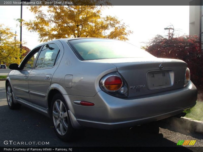 Sheer Silver / Black 2003 Nissan Maxima GLE