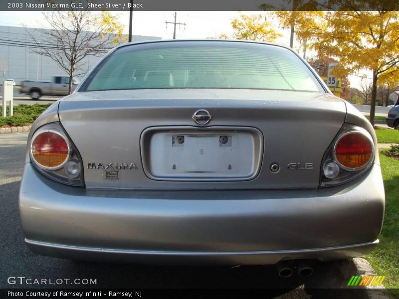 Sheer Silver / Black 2003 Nissan Maxima GLE