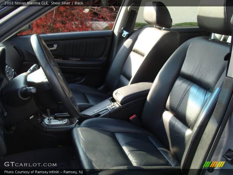 Sheer Silver / Black 2003 Nissan Maxima GLE