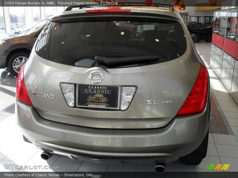 Polished Pewter Metallic / Charcoal 2004 Nissan Murano SL AWD