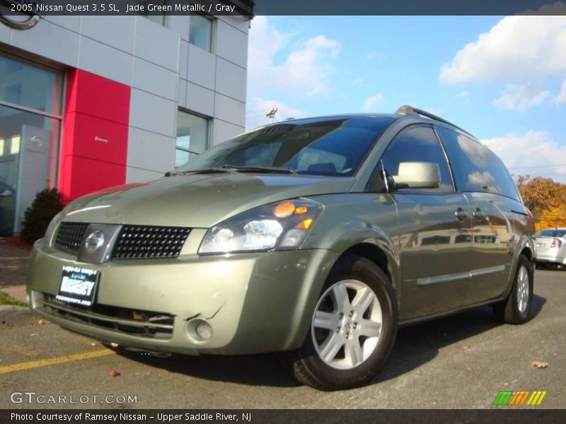 Jade Green Metallic / Gray 2005 Nissan Quest 3.5 SL