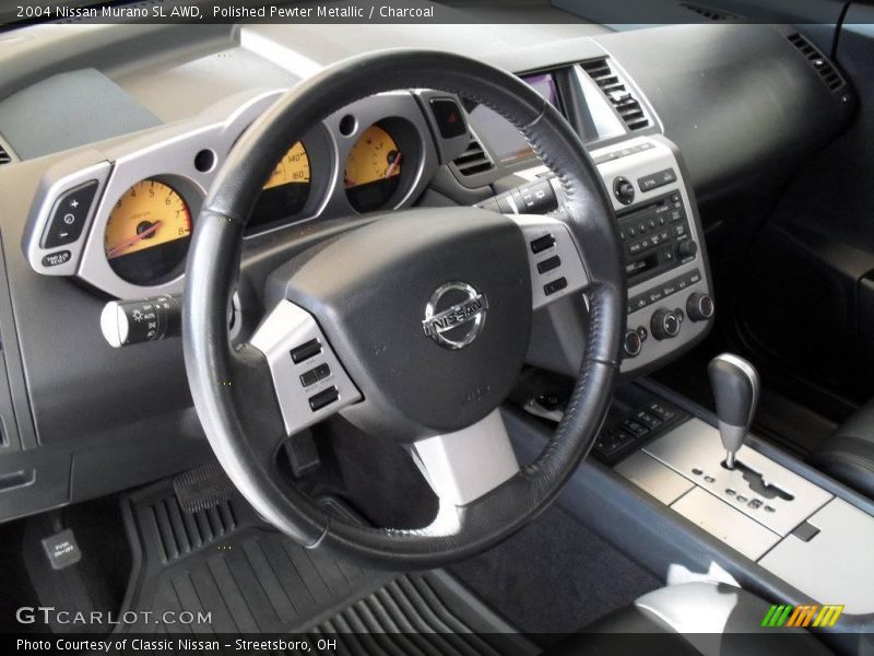 Polished Pewter Metallic / Charcoal 2004 Nissan Murano SL AWD