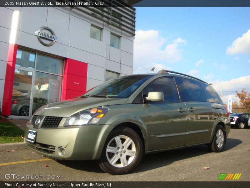 Jade Green Metallic / Gray 2005 Nissan Quest 3.5 SL