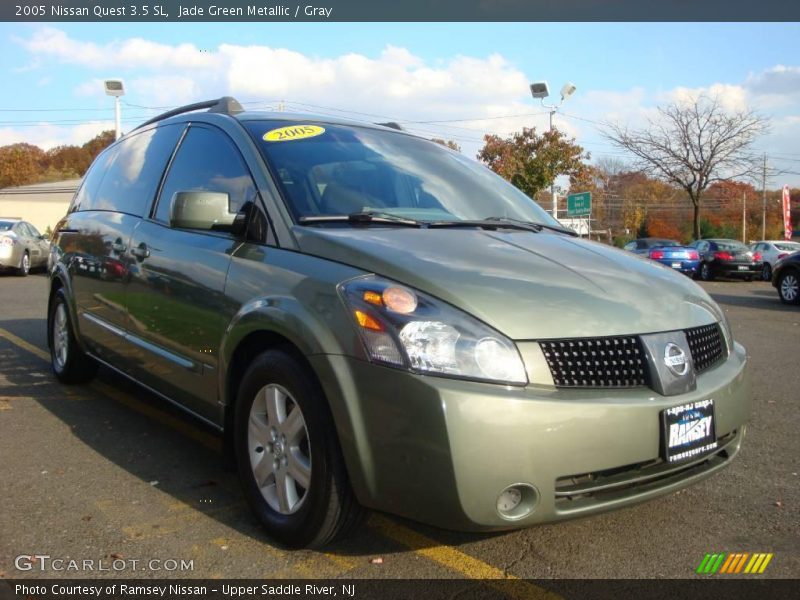 Jade Green Metallic / Gray 2005 Nissan Quest 3.5 SL