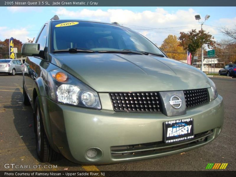 Jade Green Metallic / Gray 2005 Nissan Quest 3.5 SL
