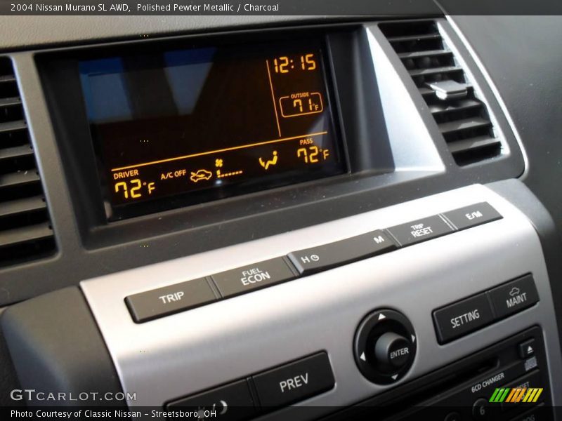 Polished Pewter Metallic / Charcoal 2004 Nissan Murano SL AWD