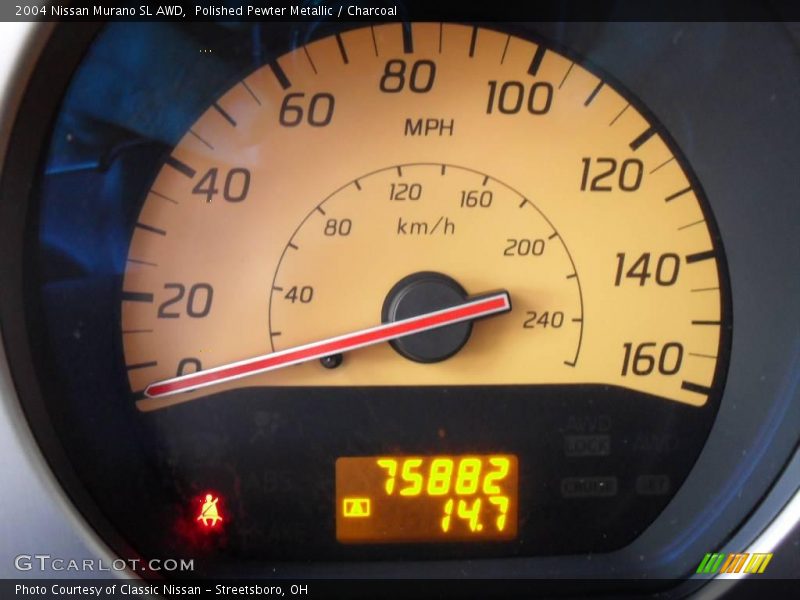 Polished Pewter Metallic / Charcoal 2004 Nissan Murano SL AWD