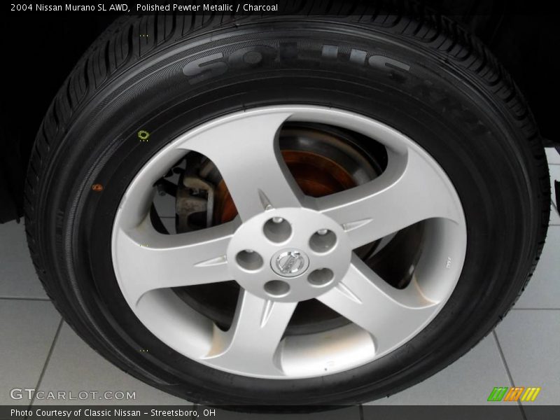 Polished Pewter Metallic / Charcoal 2004 Nissan Murano SL AWD