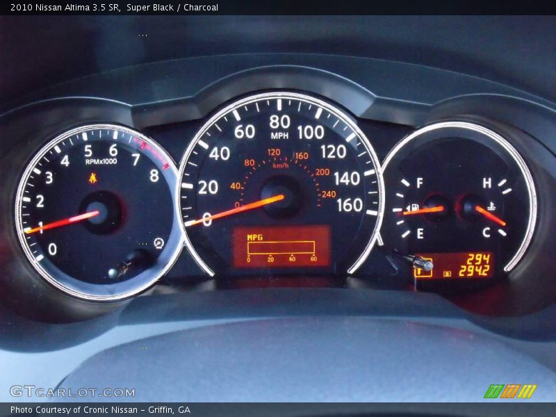 Super Black / Charcoal 2010 Nissan Altima 3.5 SR