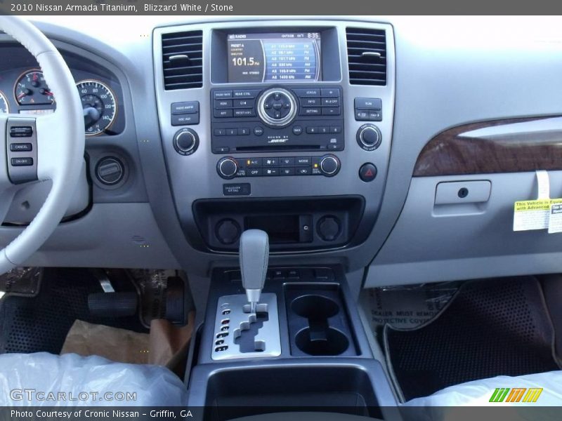 Blizzard White / Stone 2010 Nissan Armada Titanium