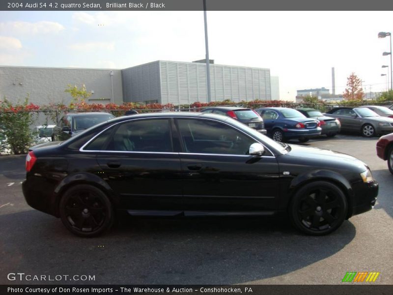 Brilliant Black / Black 2004 Audi S4 4.2 quattro Sedan