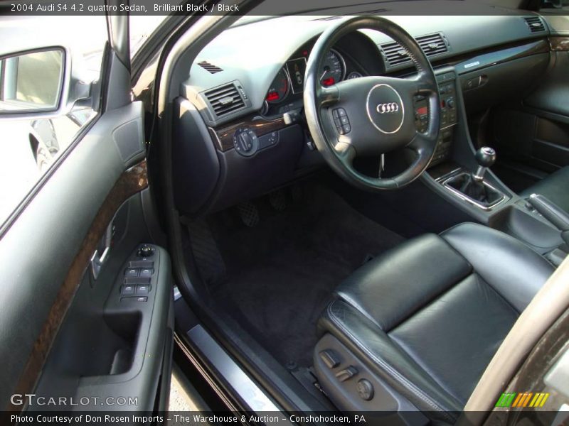 Brilliant Black / Black 2004 Audi S4 4.2 quattro Sedan