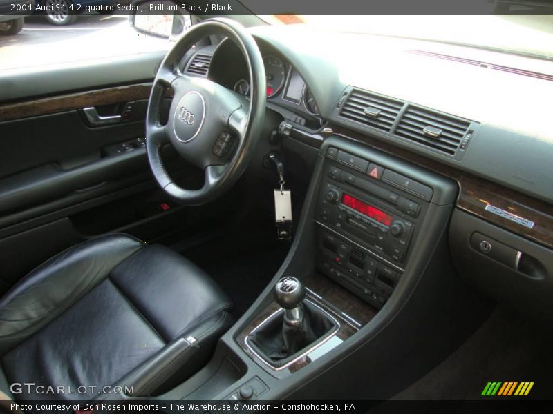 Brilliant Black / Black 2004 Audi S4 4.2 quattro Sedan