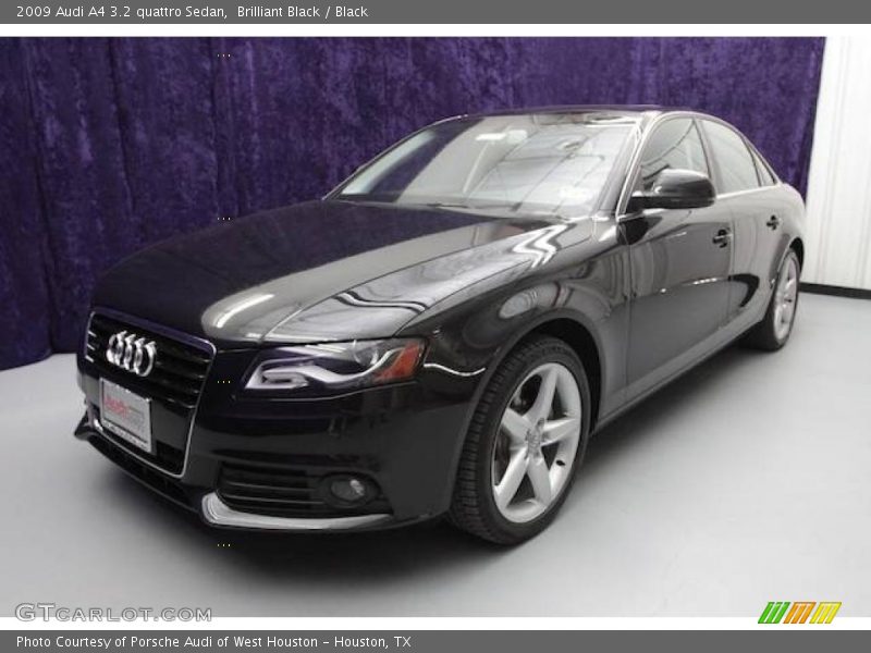 Brilliant Black / Black 2009 Audi A4 3.2 quattro Sedan