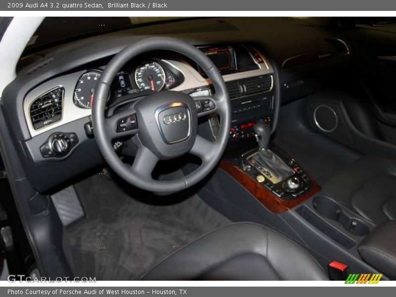 Brilliant Black / Black 2009 Audi A4 3.2 quattro Sedan