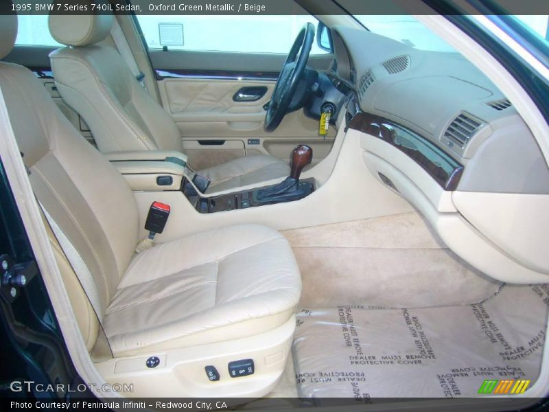 Oxford Green Metallic / Beige 1995 BMW 7 Series 740iL Sedan