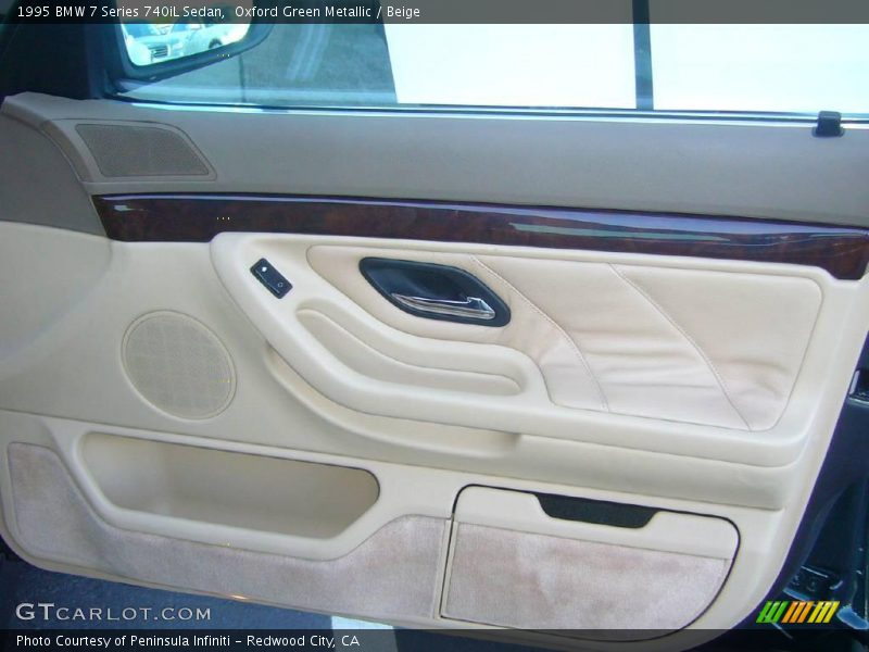 Oxford Green Metallic / Beige 1995 BMW 7 Series 740iL Sedan