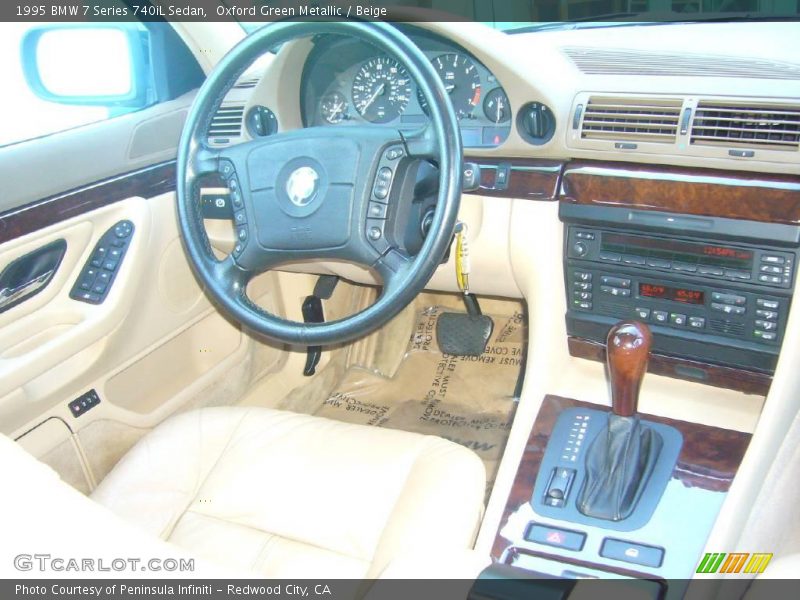 Oxford Green Metallic / Beige 1995 BMW 7 Series 740iL Sedan