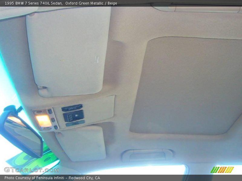 Oxford Green Metallic / Beige 1995 BMW 7 Series 740iL Sedan