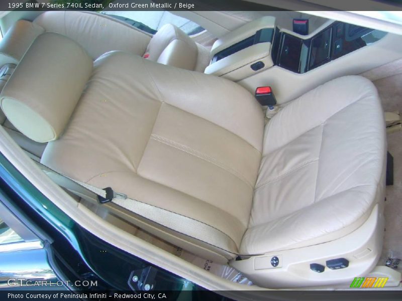 Oxford Green Metallic / Beige 1995 BMW 7 Series 740iL Sedan