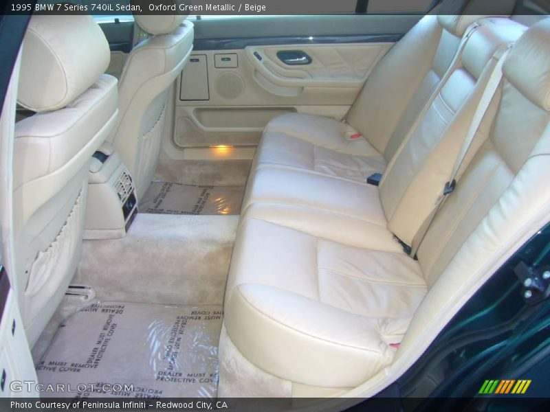 Oxford Green Metallic / Beige 1995 BMW 7 Series 740iL Sedan