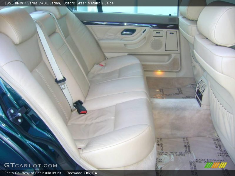 Oxford Green Metallic / Beige 1995 BMW 7 Series 740iL Sedan