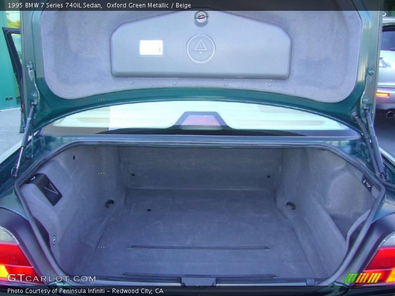 Oxford Green Metallic / Beige 1995 BMW 7 Series 740iL Sedan