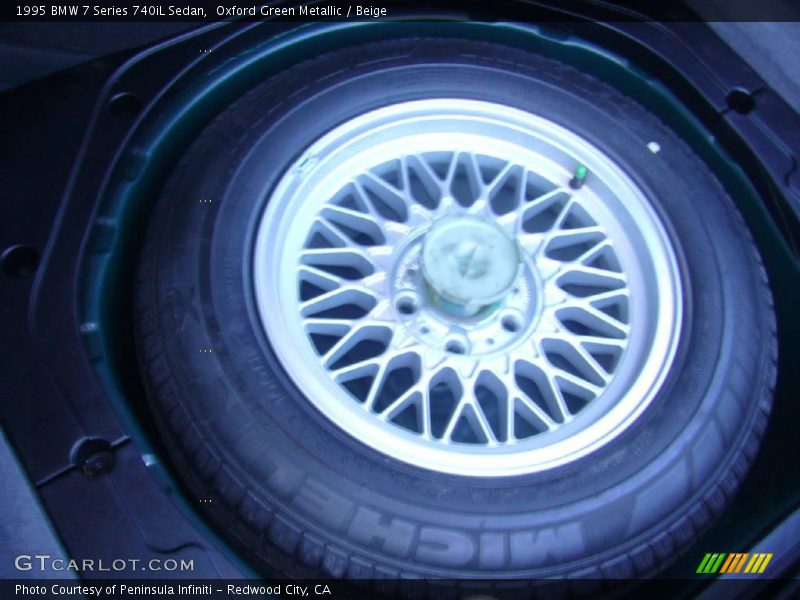 Oxford Green Metallic / Beige 1995 BMW 7 Series 740iL Sedan