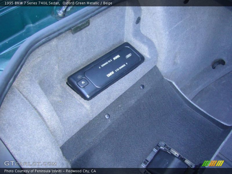 Oxford Green Metallic / Beige 1995 BMW 7 Series 740iL Sedan