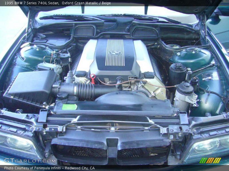 Oxford Green Metallic / Beige 1995 BMW 7 Series 740iL Sedan