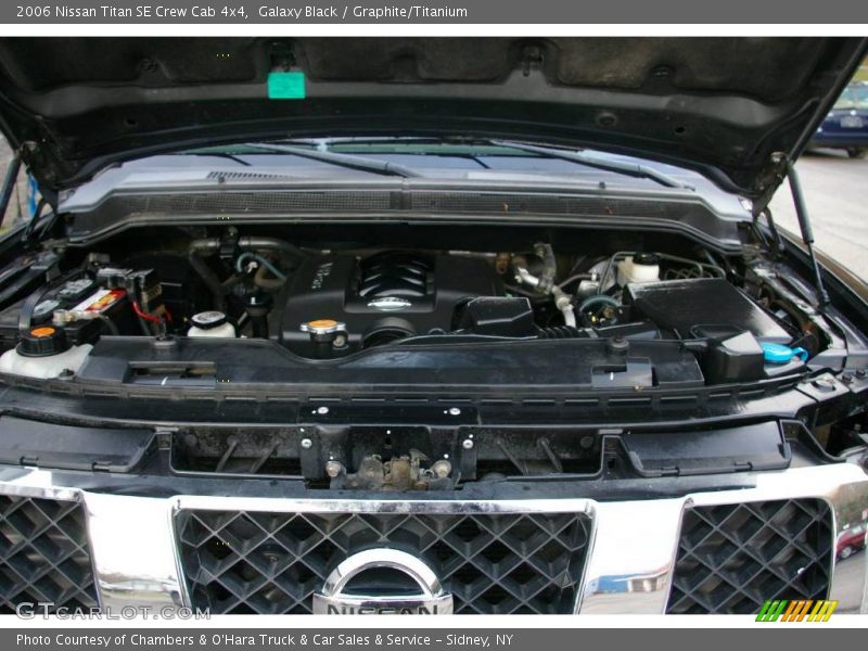Galaxy Black / Graphite/Titanium 2006 Nissan Titan SE Crew Cab 4x4