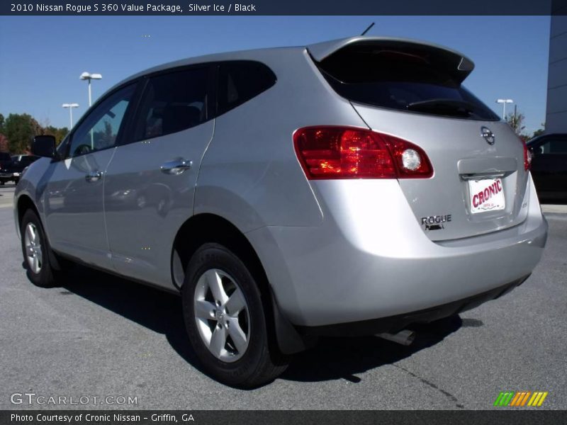 Silver Ice / Black 2010 Nissan Rogue S 360 Value Package