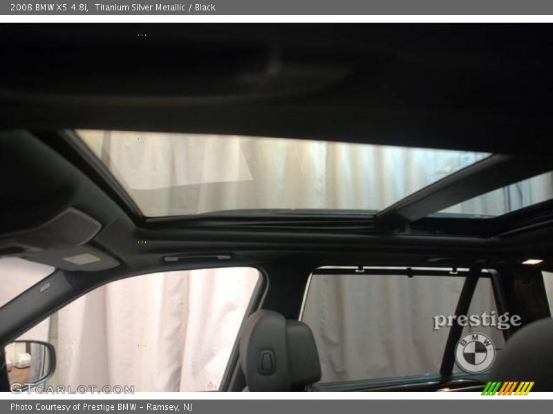 Titanium Silver Metallic / Black 2008 BMW X5 4.8i