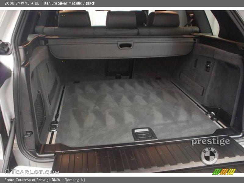 Titanium Silver Metallic / Black 2008 BMW X5 4.8i