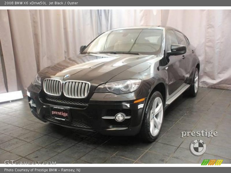 Jet Black / Oyster 2008 BMW X6 xDrive50i