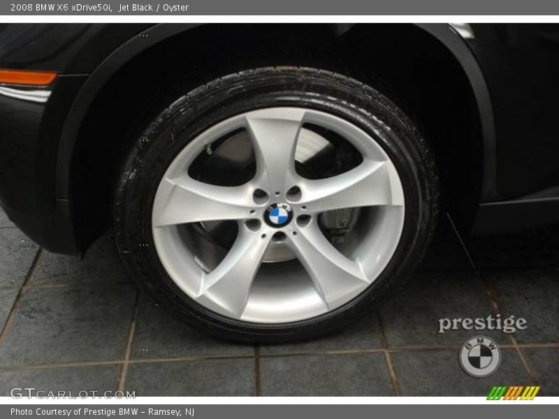 Jet Black / Oyster 2008 BMW X6 xDrive50i